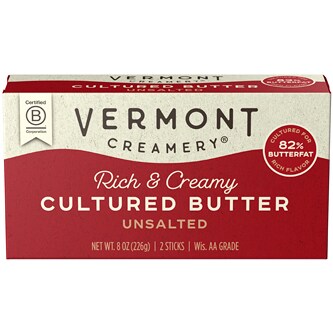 Vermont Creamery Cultured Butter, Unsalted 