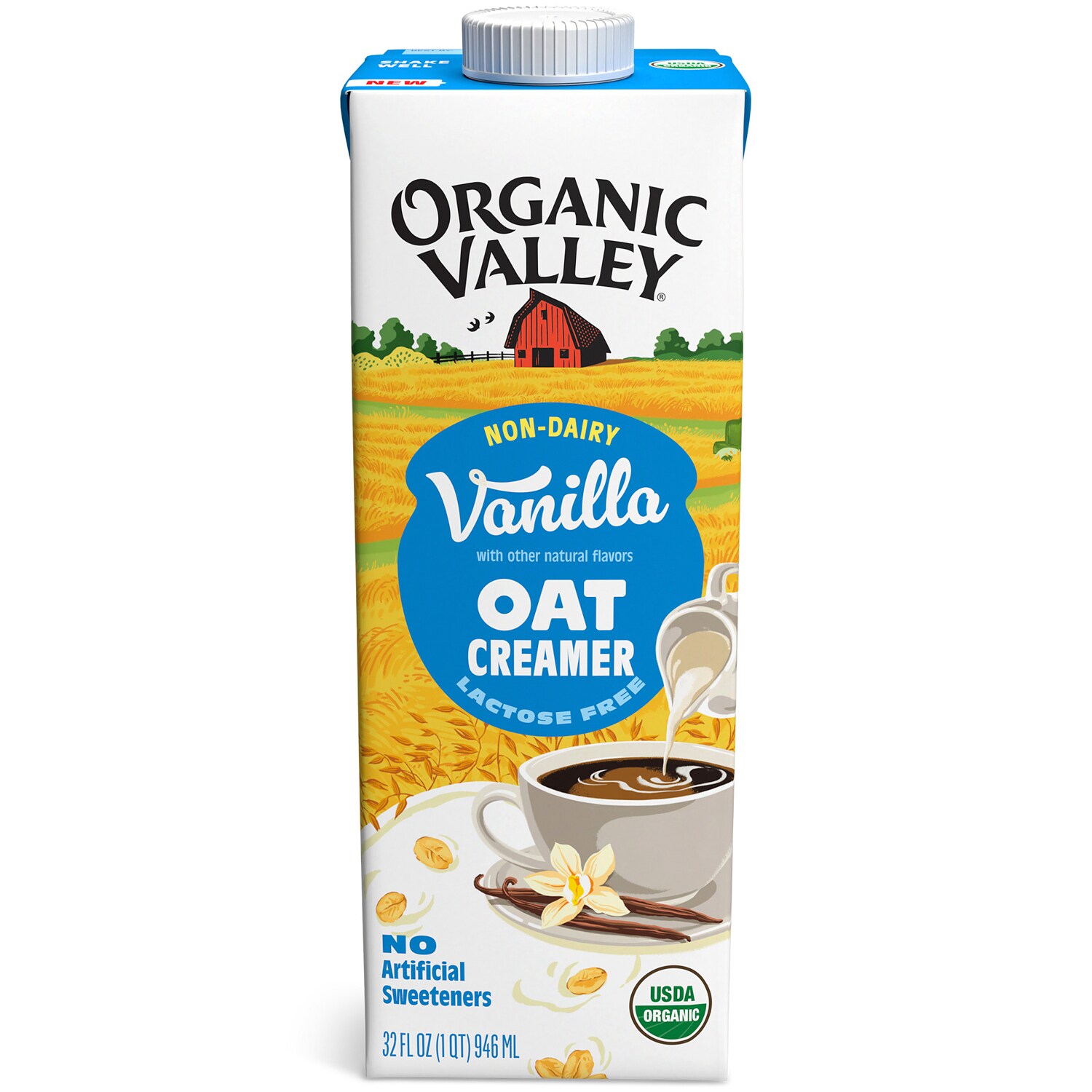 Organic Valley  Organic Oat Creamer Vanilla, Carton 