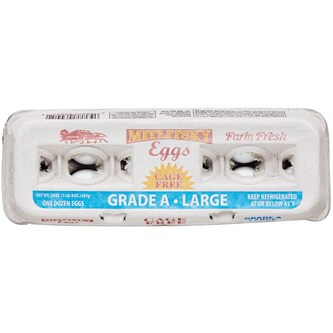 Mitlitsky Cage-Free Grade A Large White Eggs, Dozen