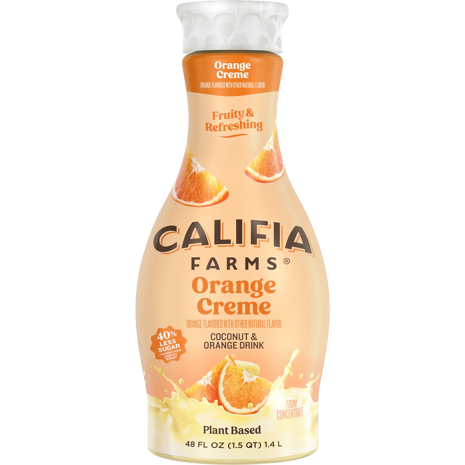 Califia Farms Orange Creme, Coconut & Orange Drink, Plastic Bottle