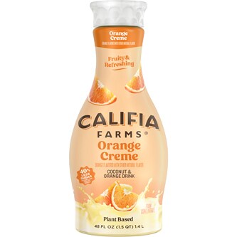 Califia Farms Orange Creme, Coconut & Orange Drink, Plastic Bottle