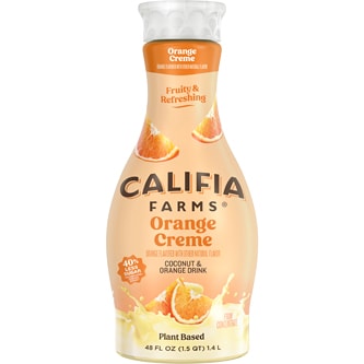 Califia Farms Orange Creme, Coconut & Orange Drink, Plastic Bottle