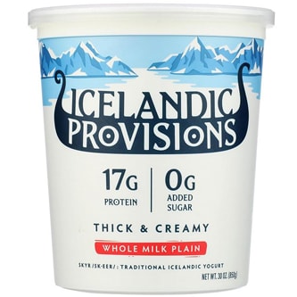 Icelandic Provisions Skyr Yogurt, Whole Milk