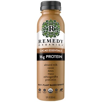 Remedy Organics 100% Plant Based Shake, Cacao Essentials, Bottle