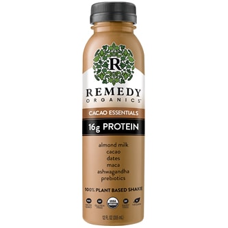 Remedy Organics 100% Plant Based Shake, Cacao Essentials, Bottle
