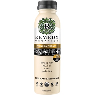 Remedy Organics 100% Plant Based Shake, Vanilla Dream, Bottle