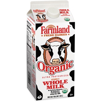 Farmland Organic Whole Milk, Carton
