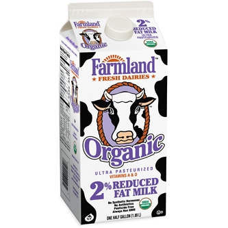 Farmland Organic 2% Milk, Carton
