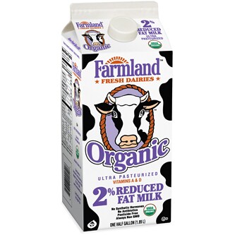 Farmland Organic 2% Milk, Carton