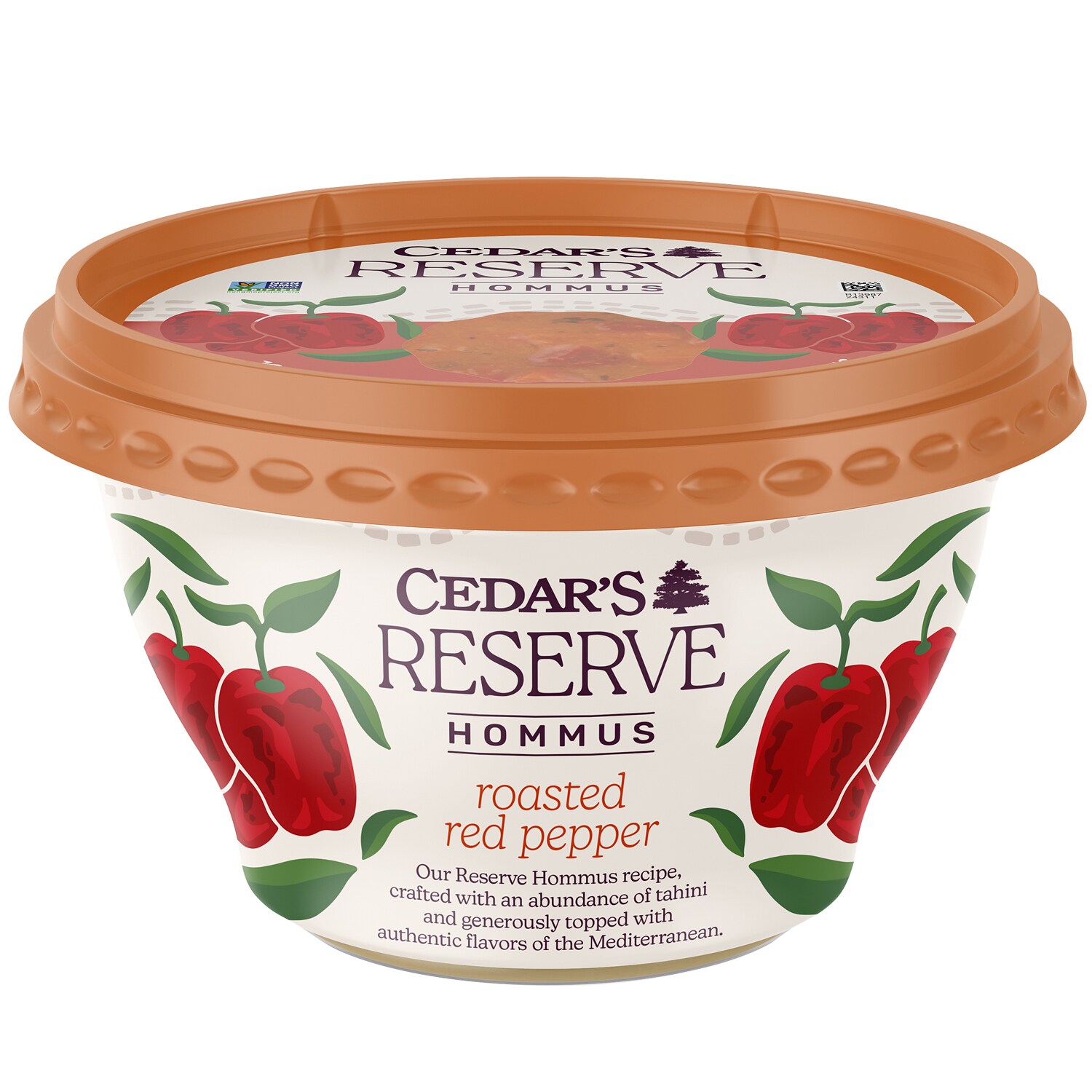 Cedar's Reserve Hommus, Roasted Red Pepper