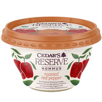 Cedar's Reserve Hommus, Roasted Red Pepper