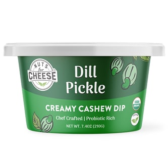 Nuts for Cheese Organic Creamy Cashew Dip, Dill Pickle