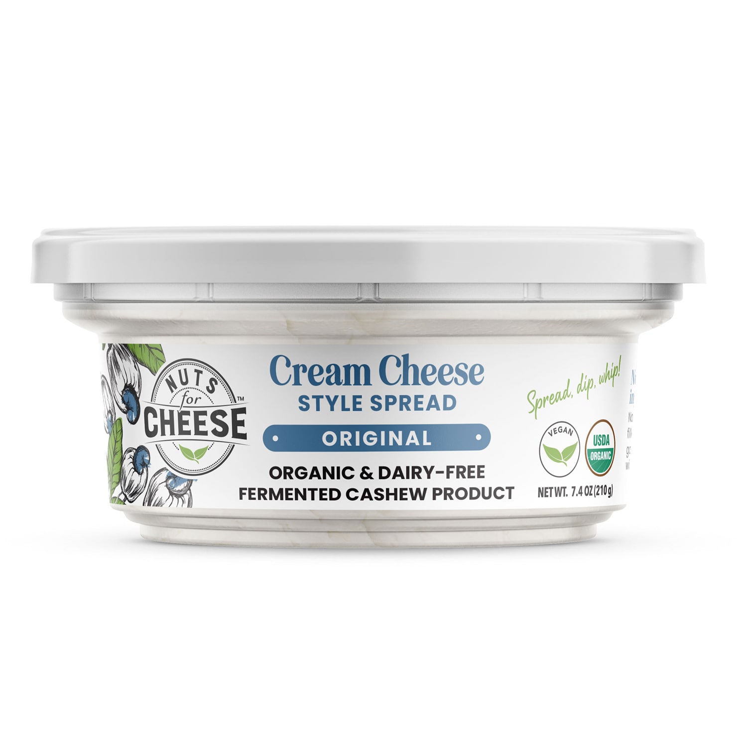 Nuts for Cheese Organic Cream Cheese, Original