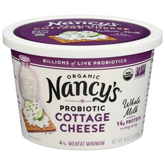 Nancy's Organic Probiotic Cottage Cheese, Whole Milk