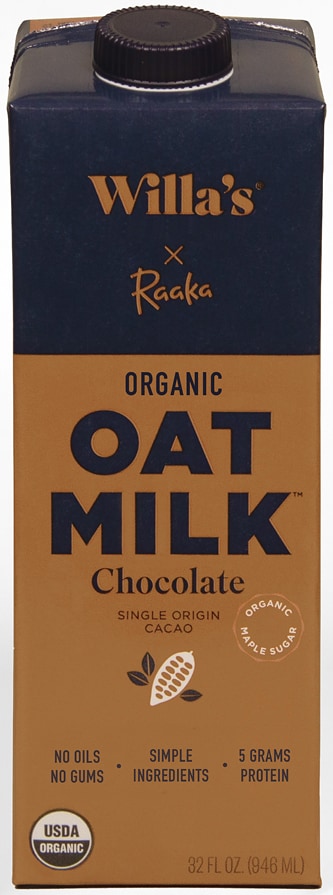 Willa's Organic Oat Milk, Chocolate, Carton