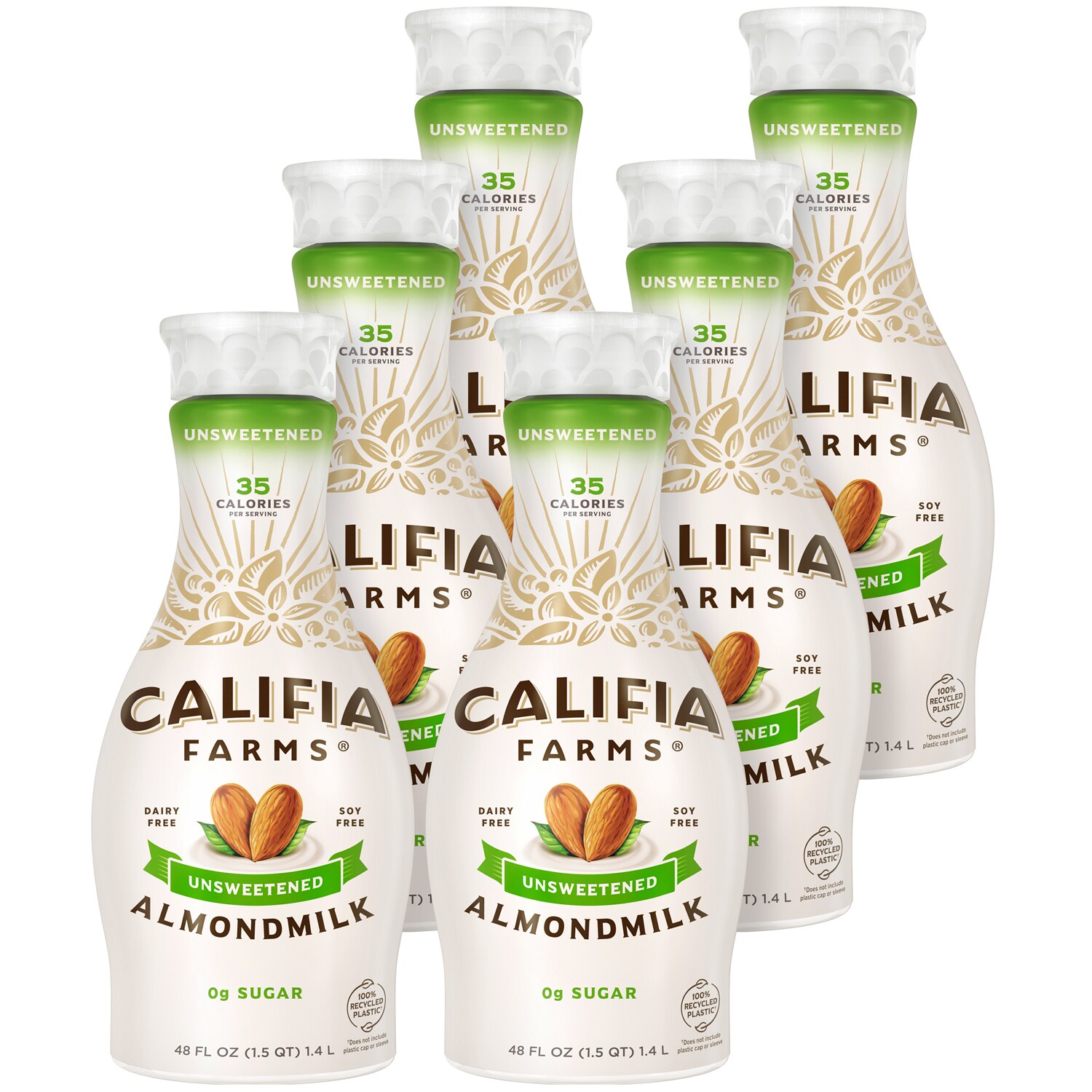 Califia Farms Almondmilk, Unsweetened, Plastic Bottles