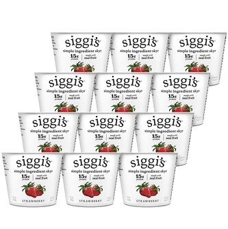 Siggi's Skyr Icelandic-Style Strained Non-Fat Yogurt, Strawberry