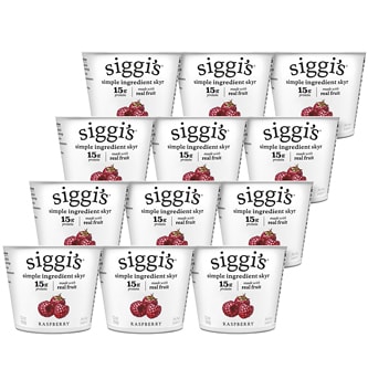 Siggi's Skyr Icelandic-Style Strained Non-Fat Yogurt, Raspberry