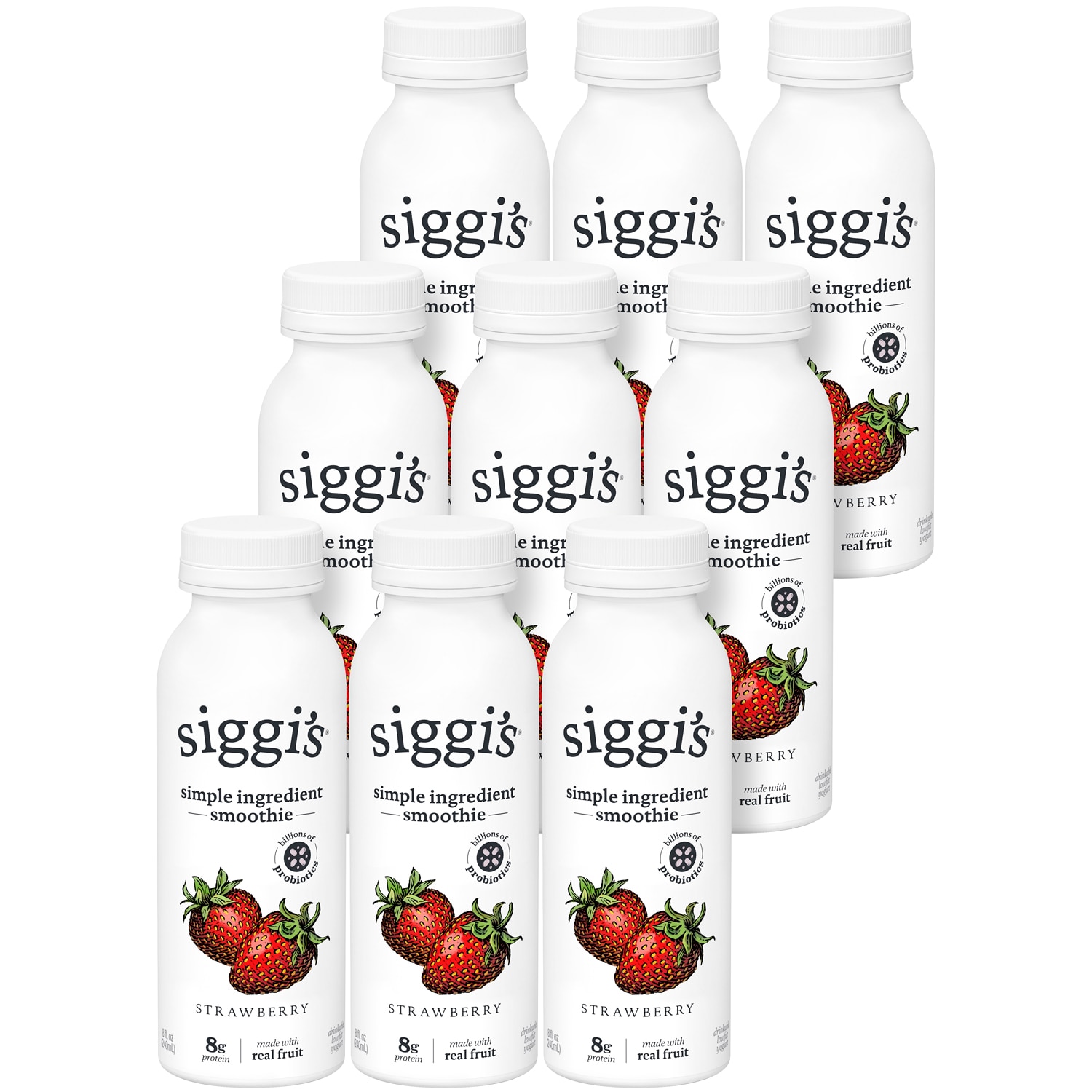 Siggi's Simple Ingredient Smoothie, Strawberry