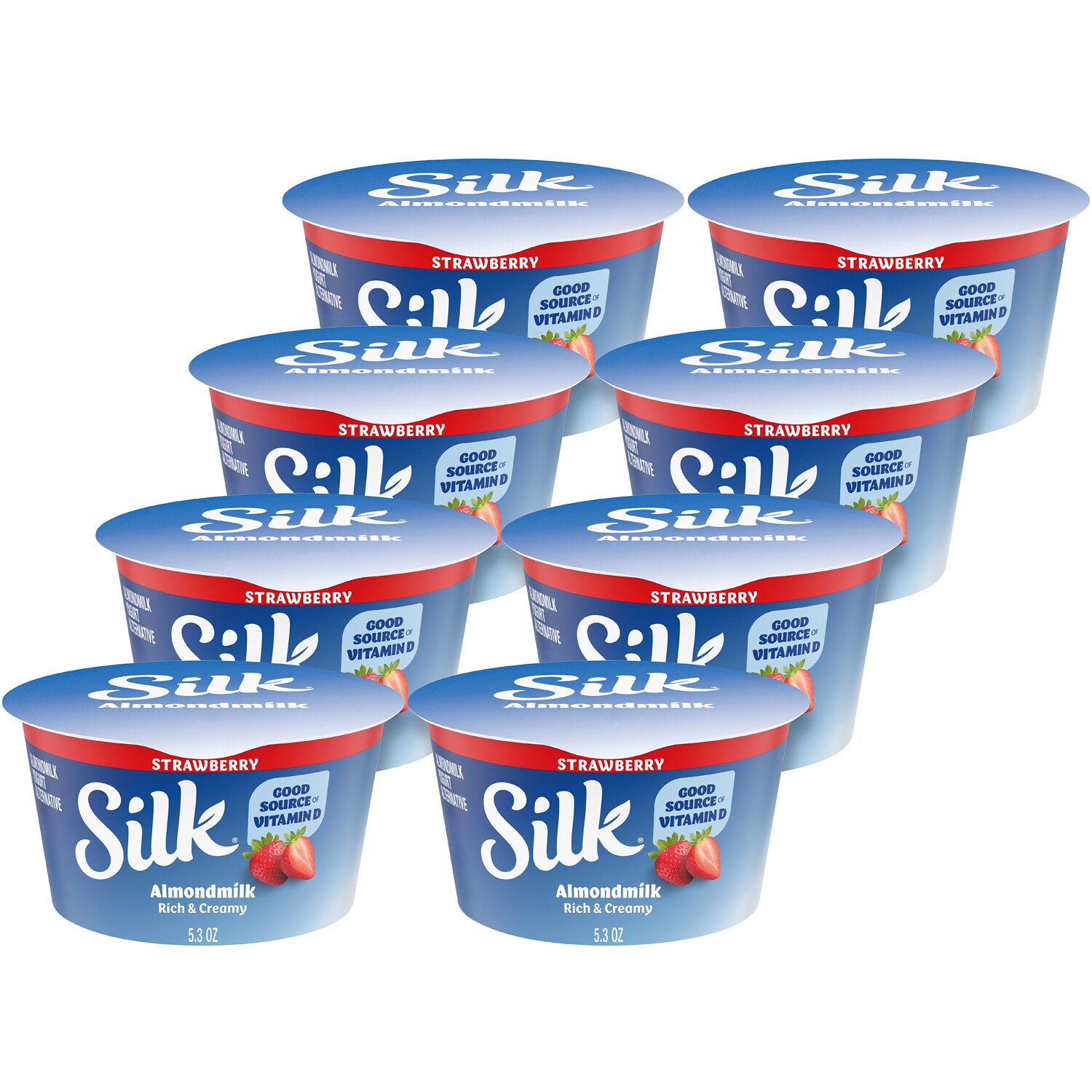 Silk Almond Dairy-Free Yogurt Alternative, Strawberry