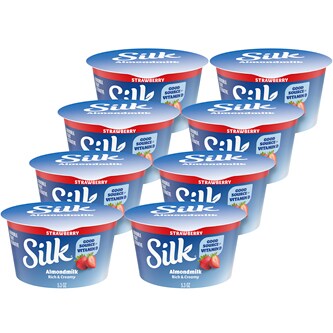 Silk Almond Dairy-Free Yogurt Alternative, Strawberry