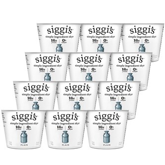 Siggi's Skyr Icelandic-Style Strained Non-Fat Yogurt, Plain