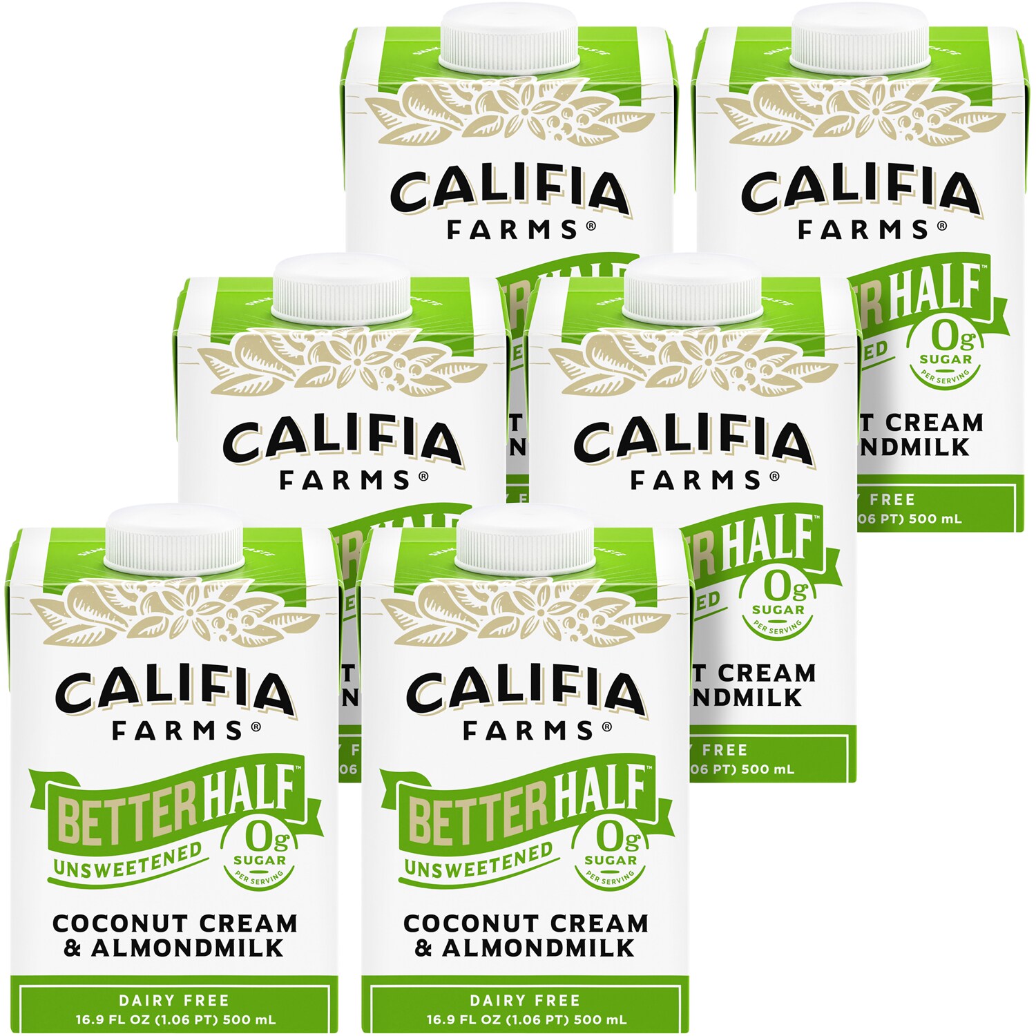 Califia Farms Better Half Coconut Cream & Almondmilk, Unsweetened