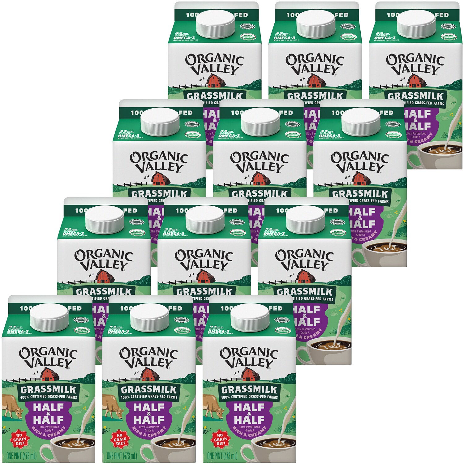 Organic Valley Organic Grassmilk Half & Half