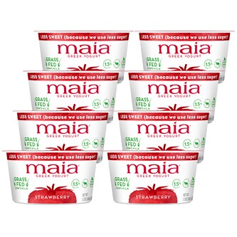 Maia Grass-Fed Greek Yogurt, Strawberry