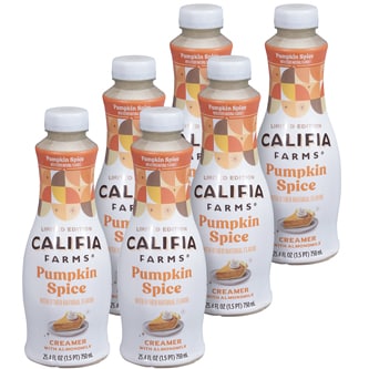 Califia Farms Almondmilk Creamer, Pumpkin Spice