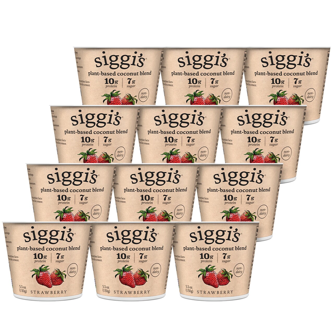 Siggi's Plant-Based Coconut Blend Yogurt, Strawberry