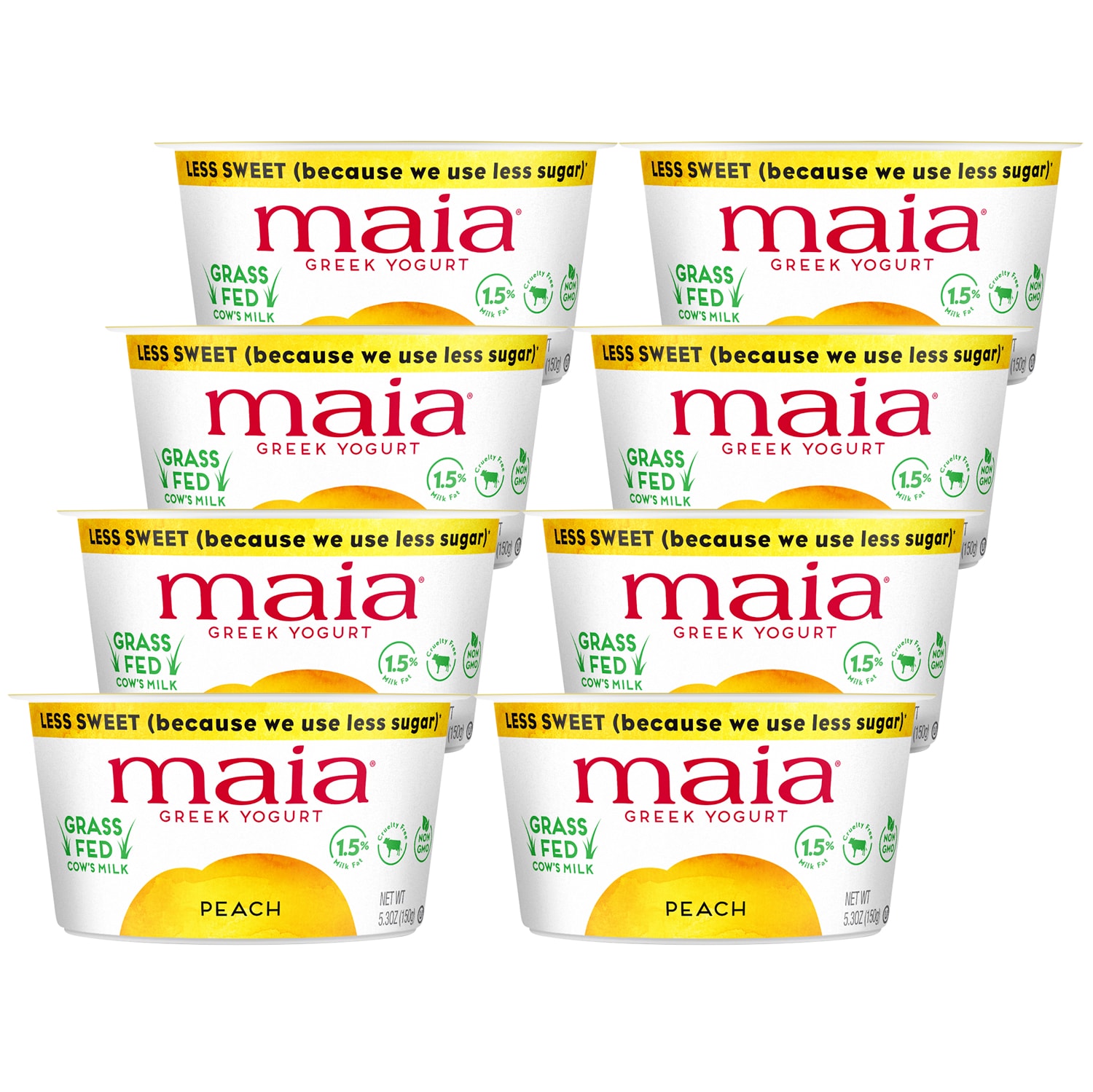 Maia Grass-Fed Greek Yogurt, Peach