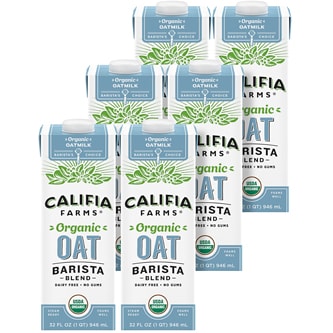 Califia Farms Organic Oat Barista Blend, Cartons