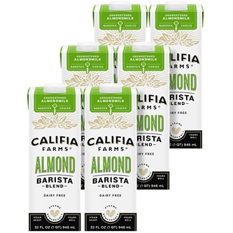 Califia Farms Almond Barista Blend, Unsweetened, Cartons