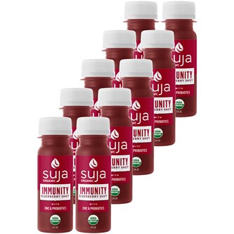 Suja Organic Immunity Elderberry Shot, Case