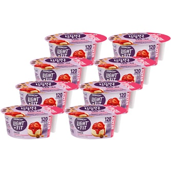 Dannon Light & Fit Nonfat Greek Yogurt Remix, Strawberry Cheesecake