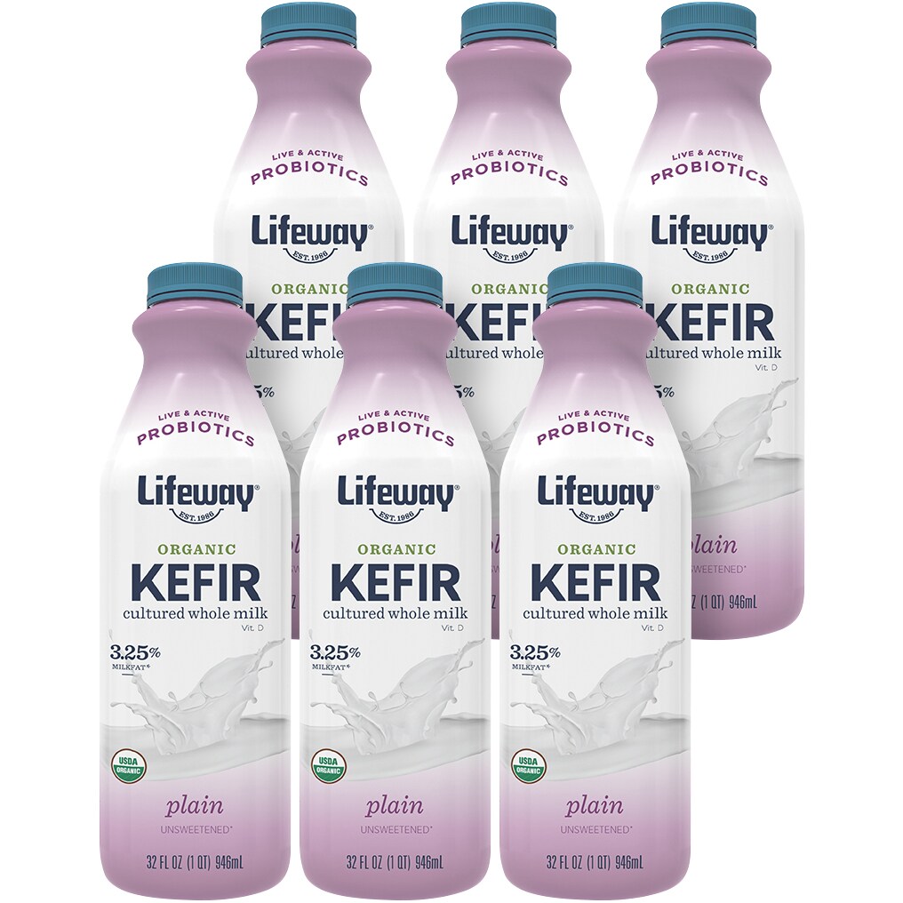 Lifeway Organic Whole Milk Kefir, Plain