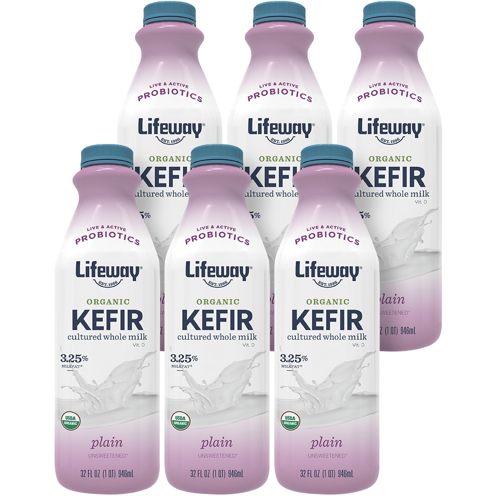 Lifeway Organic Whole Milk Kefir, Plain