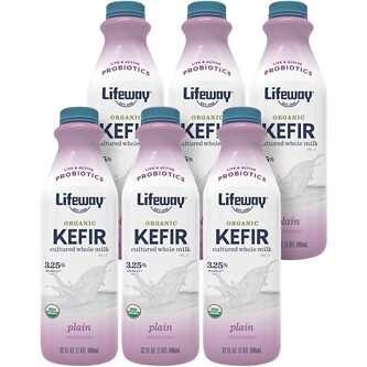 Lifeway Organic Whole Milk Kefir, Plain