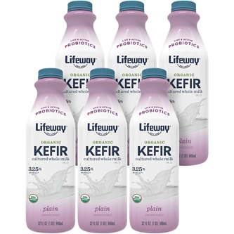 Lifeway Organic Whole Milk Kefir, Plain