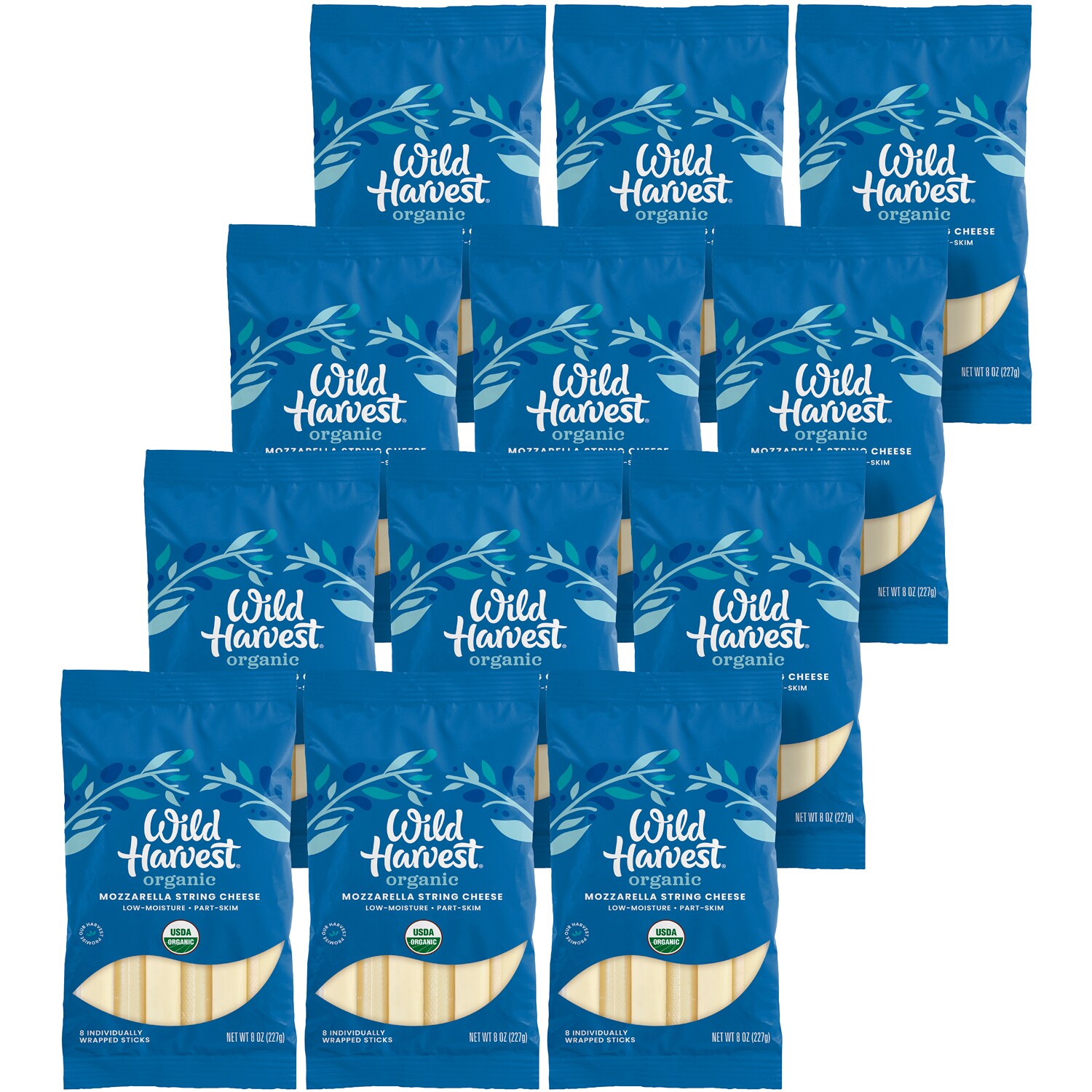 Wild Harvest Organic Mozzarella String Cheese