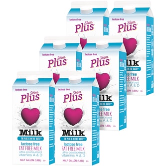 Skim Plus Lactose-Free Milk, Carton