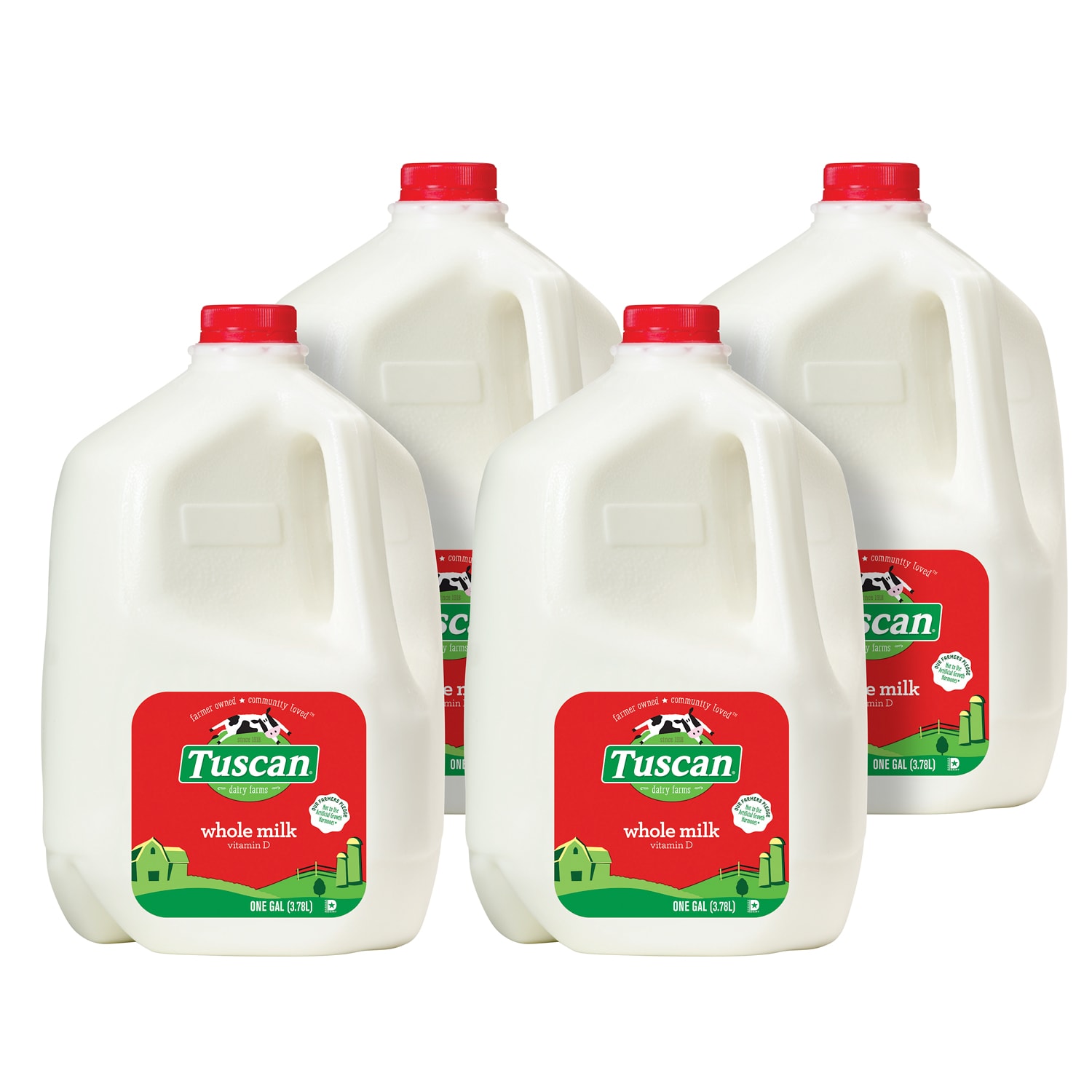 Tuscan Dairy Farms Whole Milk, Plastic Bottle