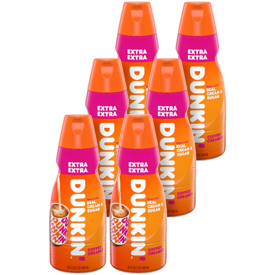 Dunkin' Coffee Creamer, Extra Extra, Case