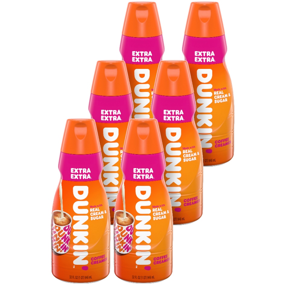 Dunkin' Coffee Creamer, Extra Extra, Case