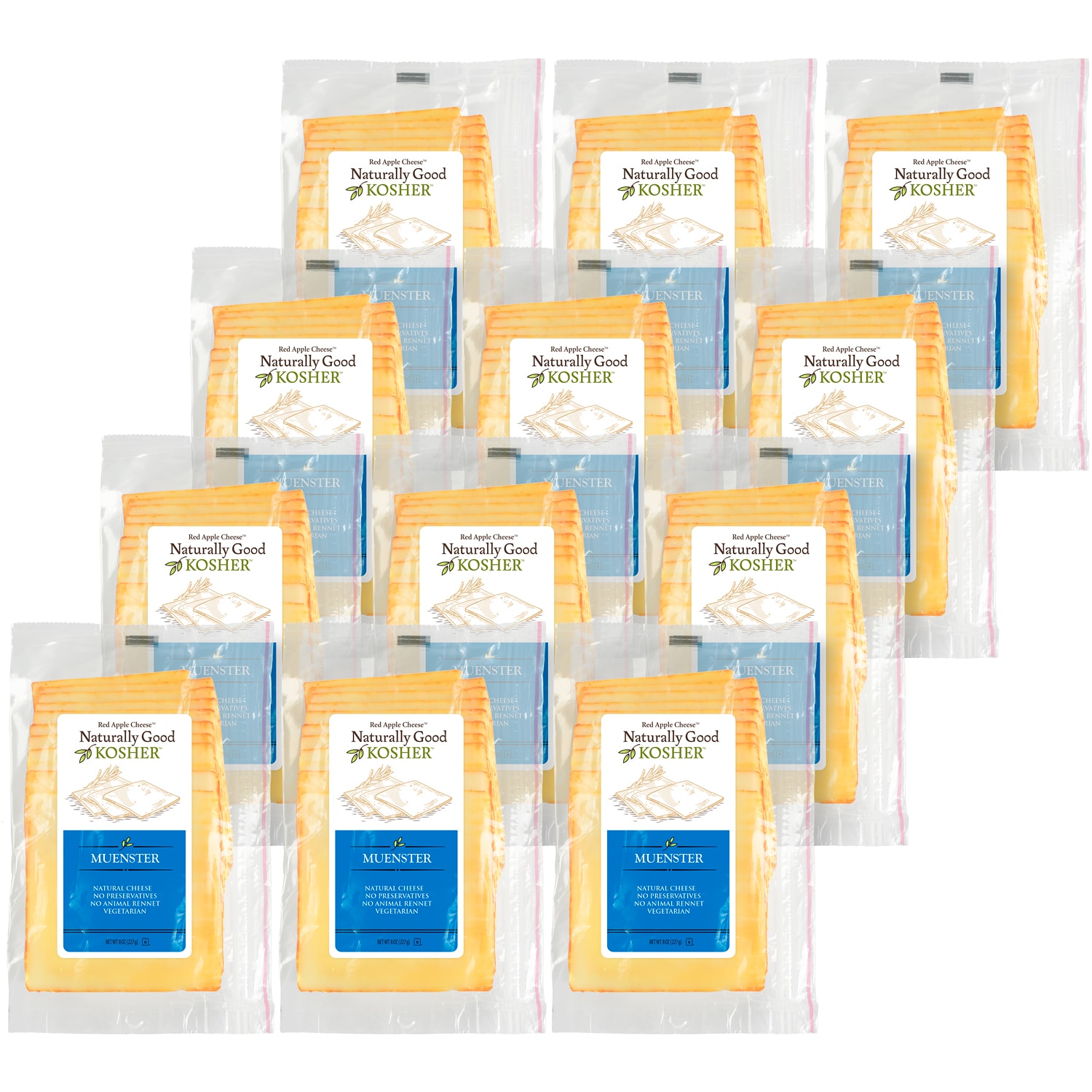 Naturally Good Kosher Sliced Muenster