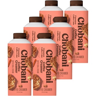 Chobani Coffee Creamer, Cinnamon Coffee Cake