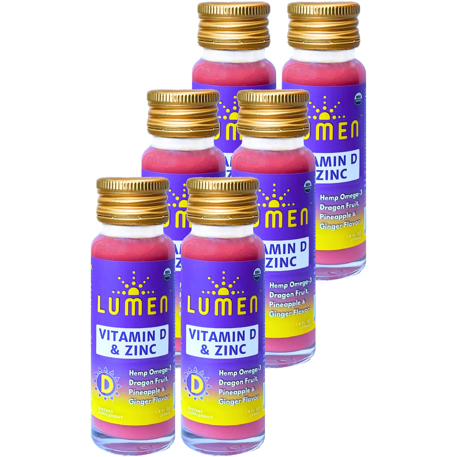 Lumen Vitamin D + Zinc Shot, Case