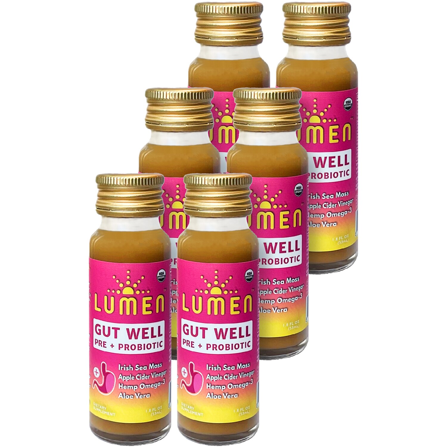 Lumen Gut Well Pre + Probiotic Shot, Case