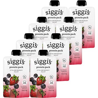 Siggi's Reduced Fat Protein-Pack Yogurt Pouch, Strawberry Acai